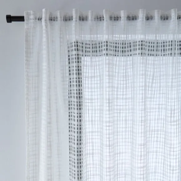 Window Pane Multiway Voile Panel