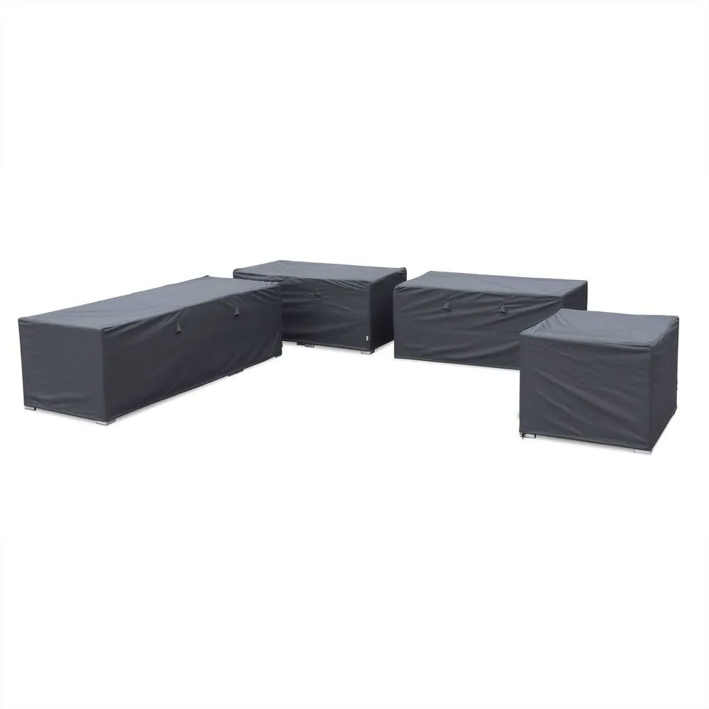 sweeek Protective covers for Venezia garden sofa set in Dark Grey