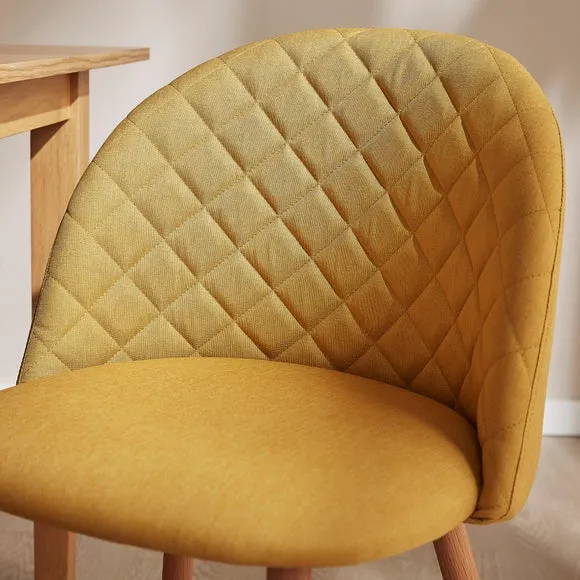 Astrid Dining Chair, Flatweave Fabric 3