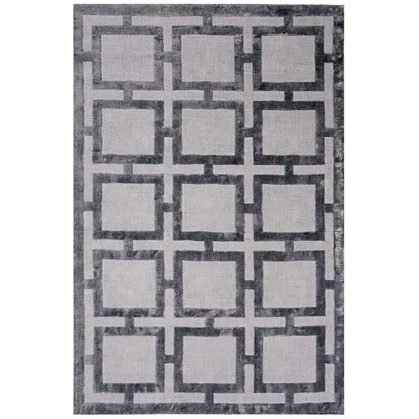 Katherine Carnaby Eaton Hand Woven Rug - Steel - 12mm Pile Height - Various Sizes Available