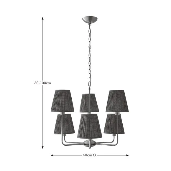 Adie 6 Light Chandelier 5