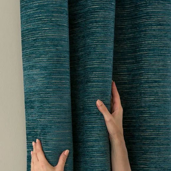 Hemmingway Chenille Eyelet Curtains 6