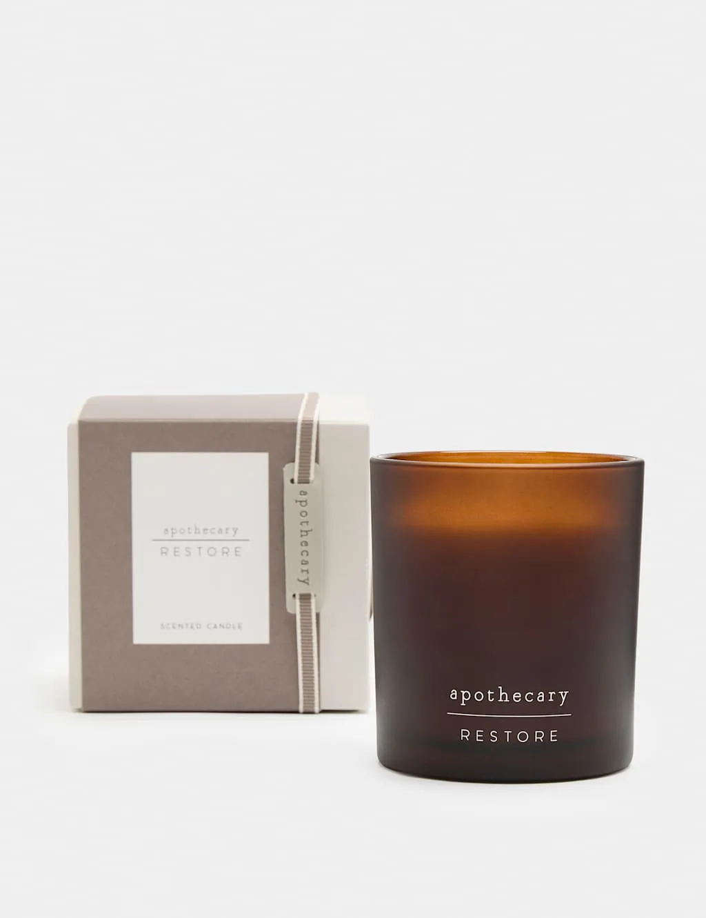 M&S Restore Boxed Candle Amber