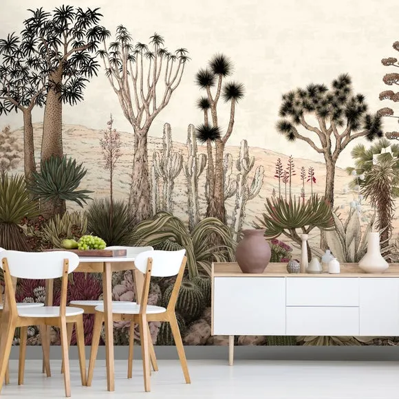 Desert Garden Wall Mural 3