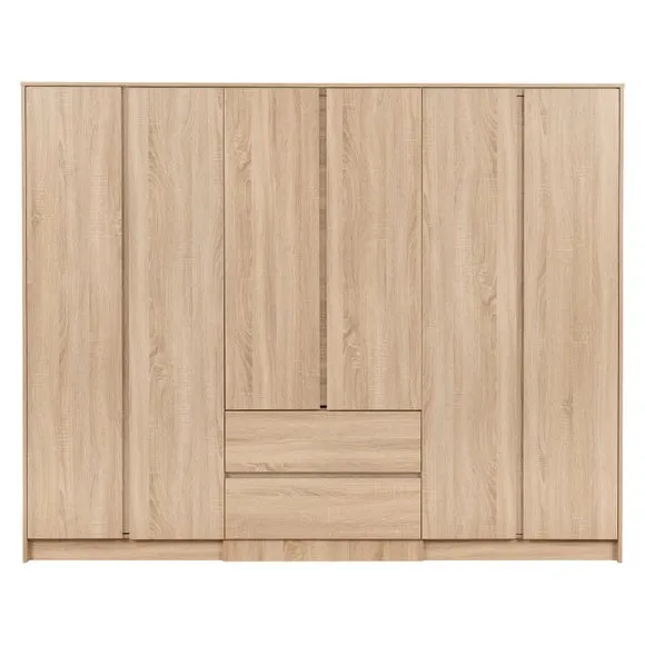 Walker 6 Door 2 Drawer Wardrobe 2