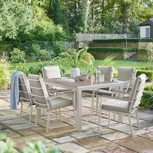 Easton 6 Seater Outdoor Dining Set 1