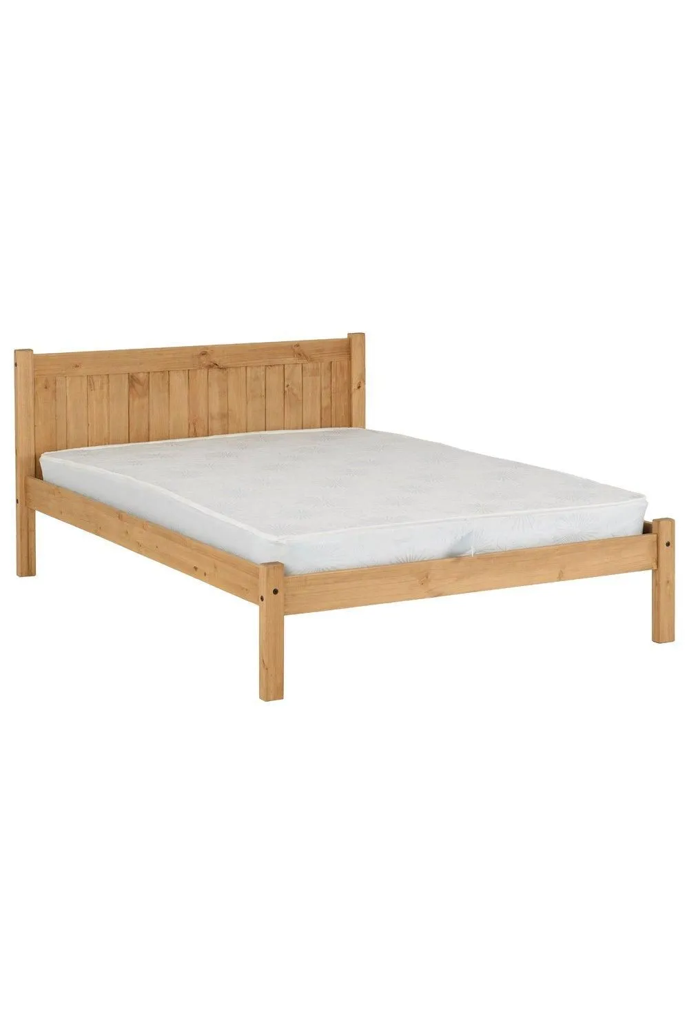 Seconique Maya 4'6" Double Bed in Natural