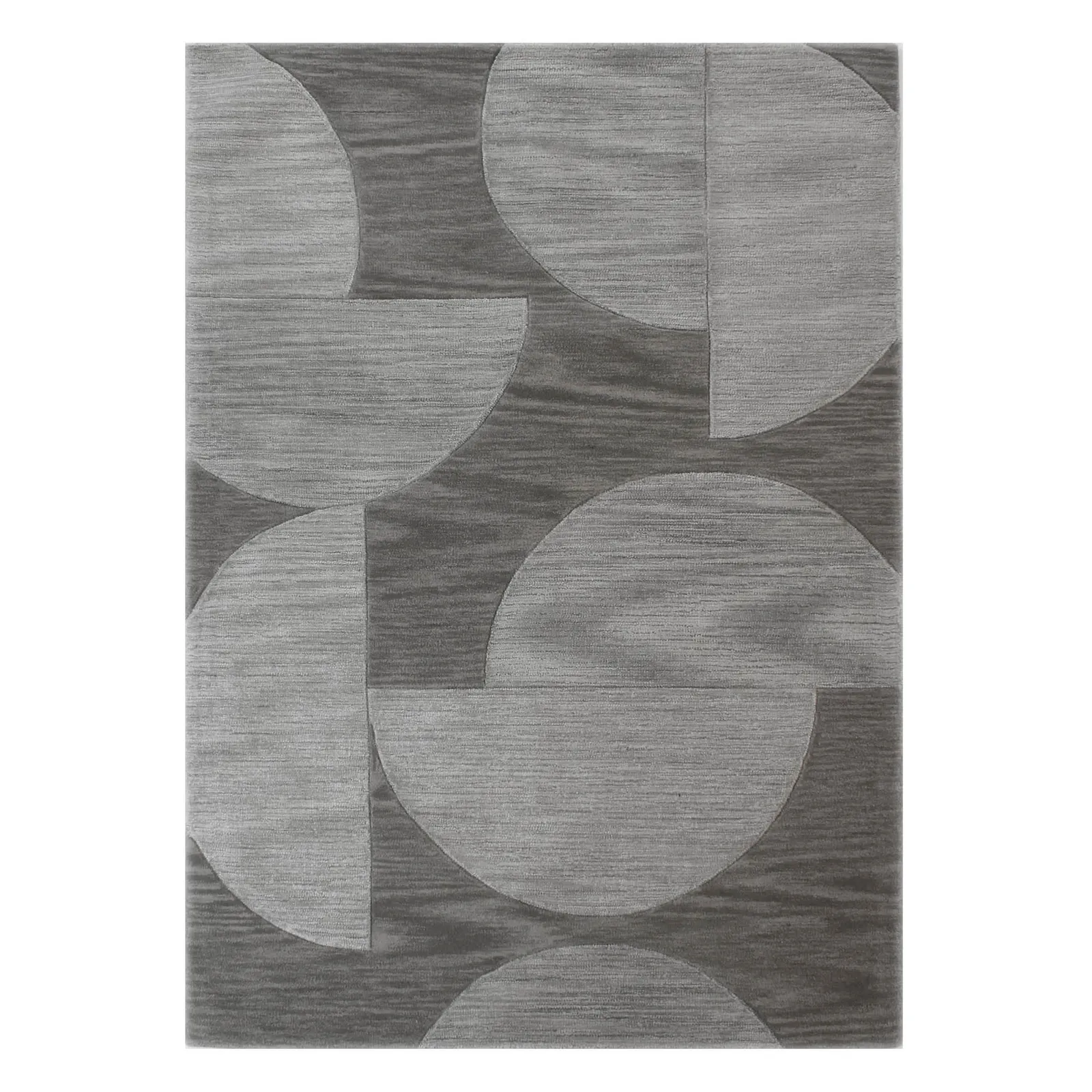 5A Fifth Avenue Grey Half Moons Rug Grey