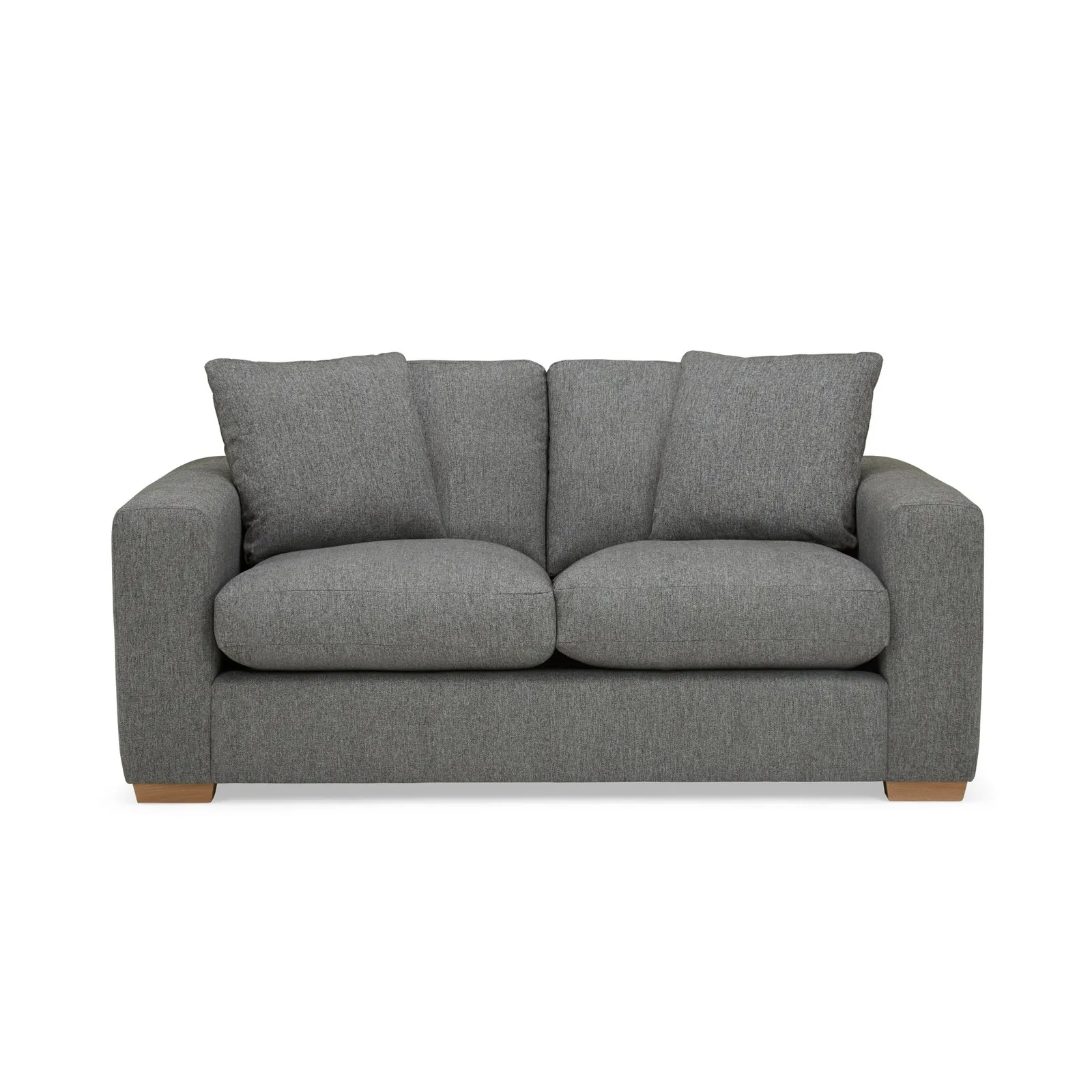 Porto Fabric 2 Seat Sofa - Dark Grey Dark Grey