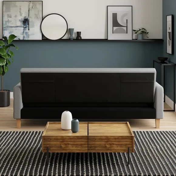 Harlow Flatweave Storage Double Sofa Bed 3