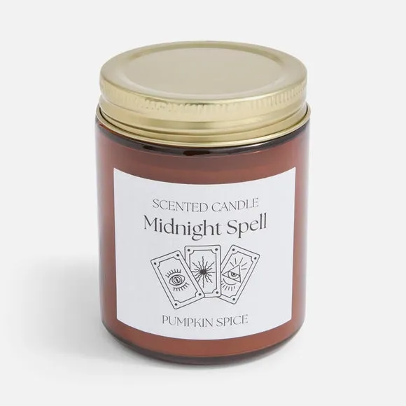 Midnight Spell Pumpkin Spice Jar Candle 3