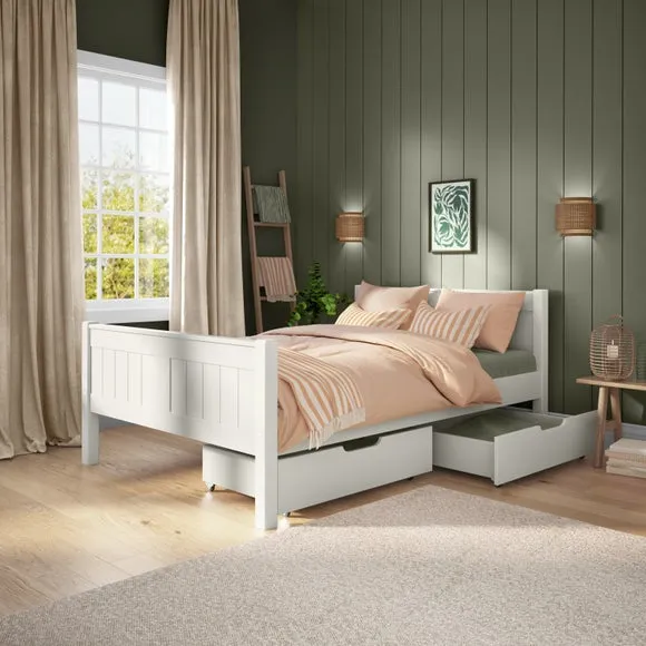 Stompa Pine Bed with 2 Underbed Drawers 2