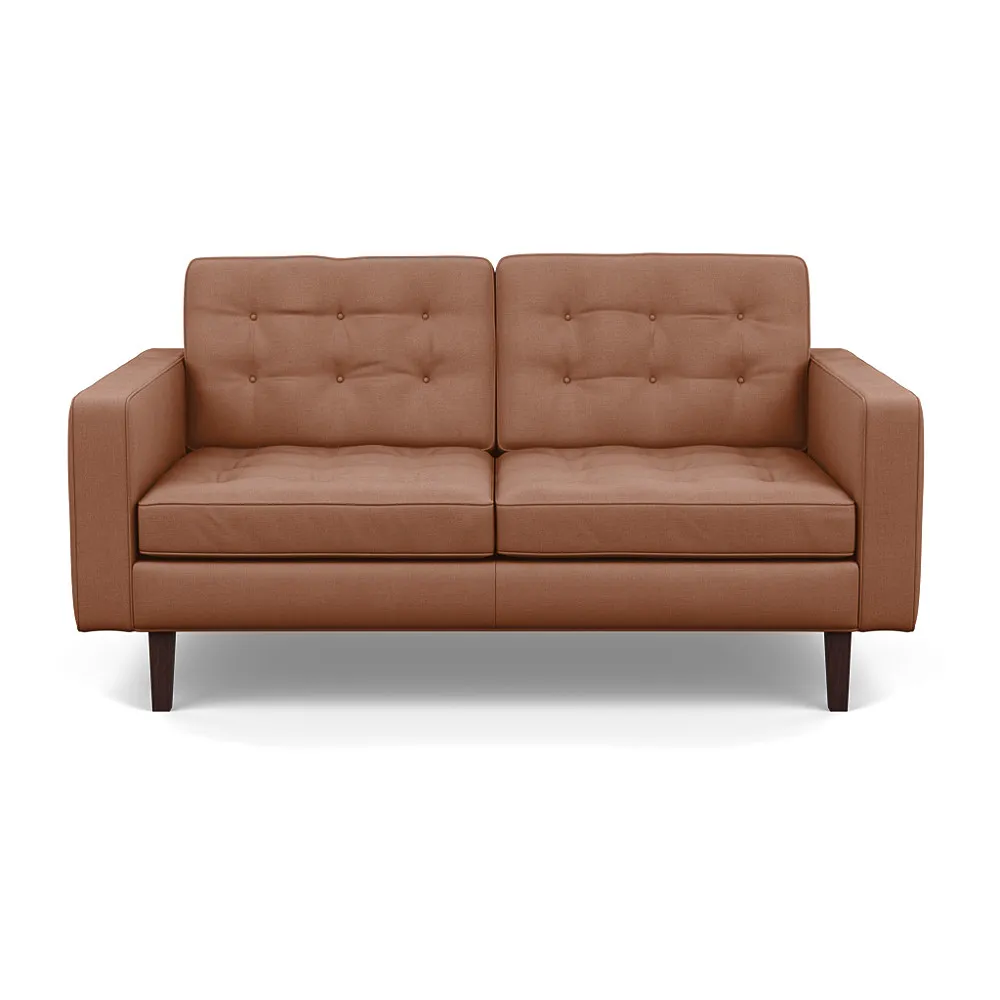 Heal's Hepburn 2 Seater Siena Cotton Clay Wenge 1
