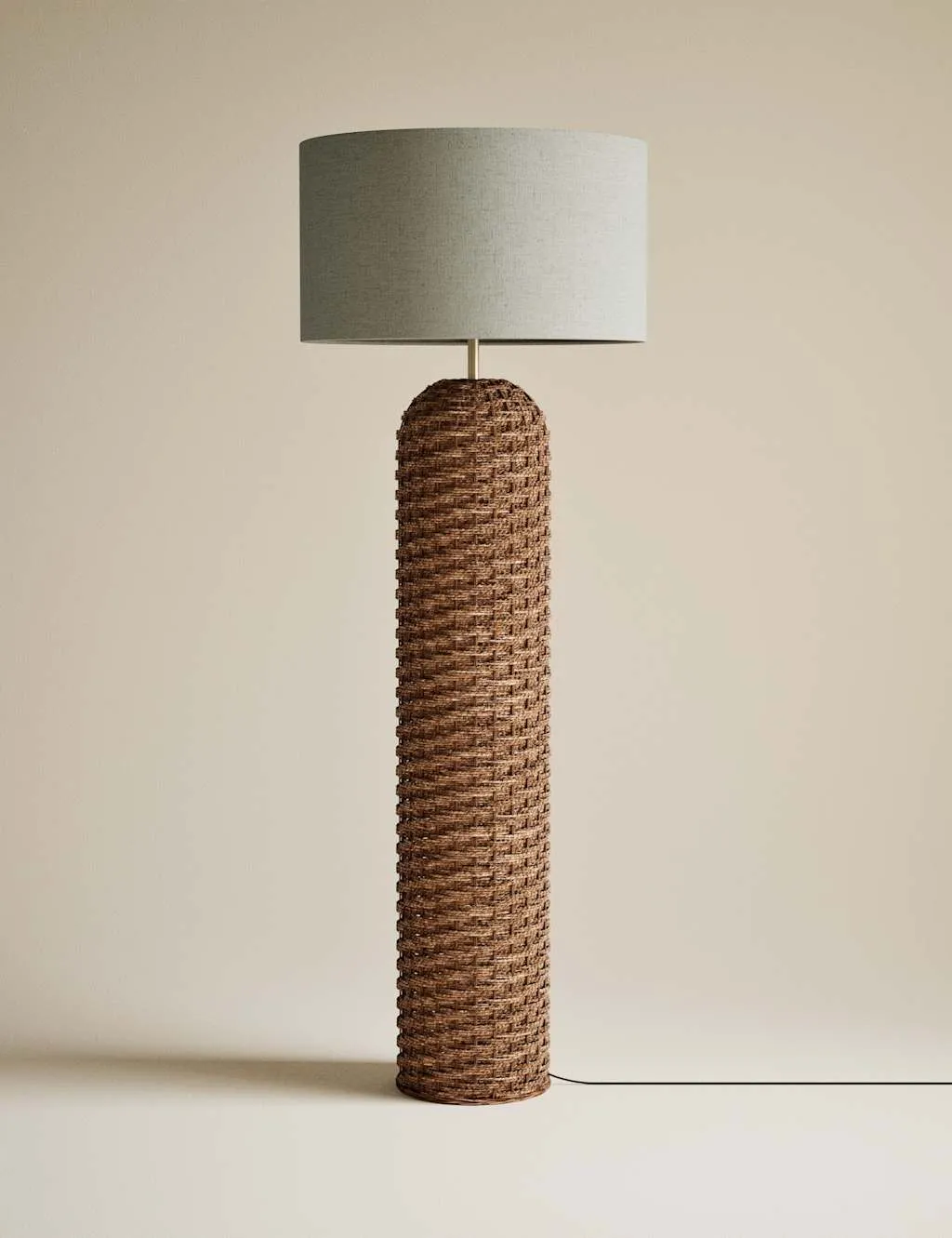 M&S Seagrass Base Floor Lamp Natural