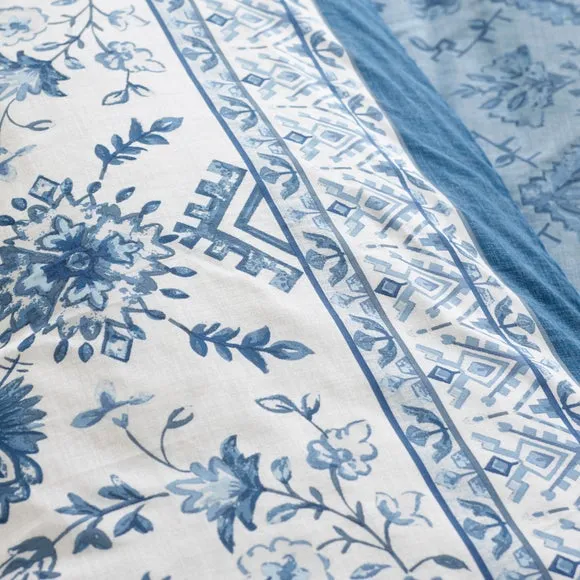 Catherine Lansfield Zoukara Polycotton Duvet Cover & Pillowcase Set 4