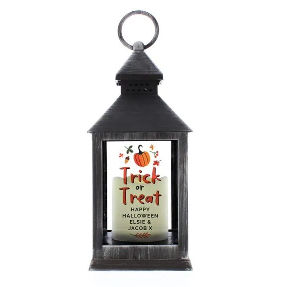 Personalised Trick or Treat LED Lantern 5