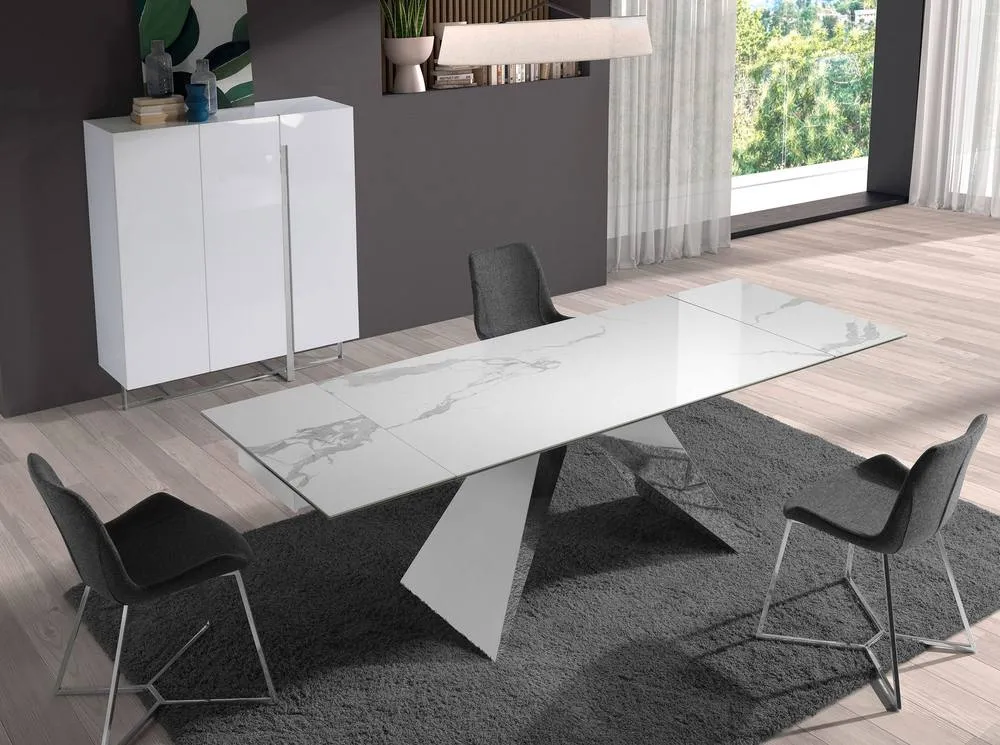 Angel Cerda Dark Grey Upholstered Dining Chair, Model 4