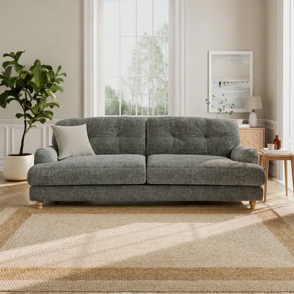 Martha Chunky Chenille 4 Seater Sofa 1