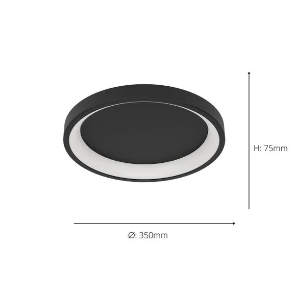 EGLO Loretello-Z Smart Colour Changing LED Ceiling Light 4