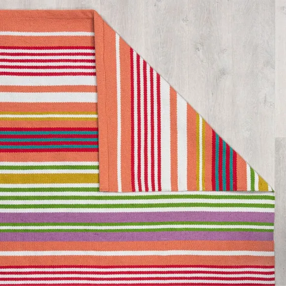Sophie Robinson Rock Candy Stripe Indoor Outdoor Rug 3
