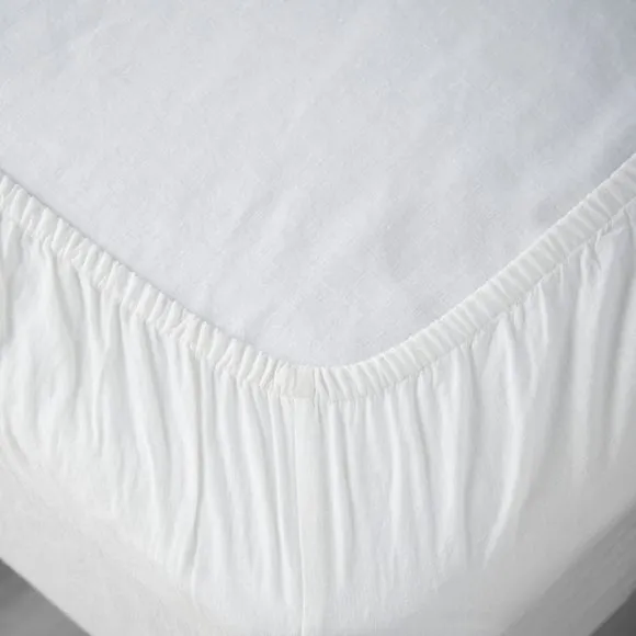 Cotton Linen Fitted Sheet 3