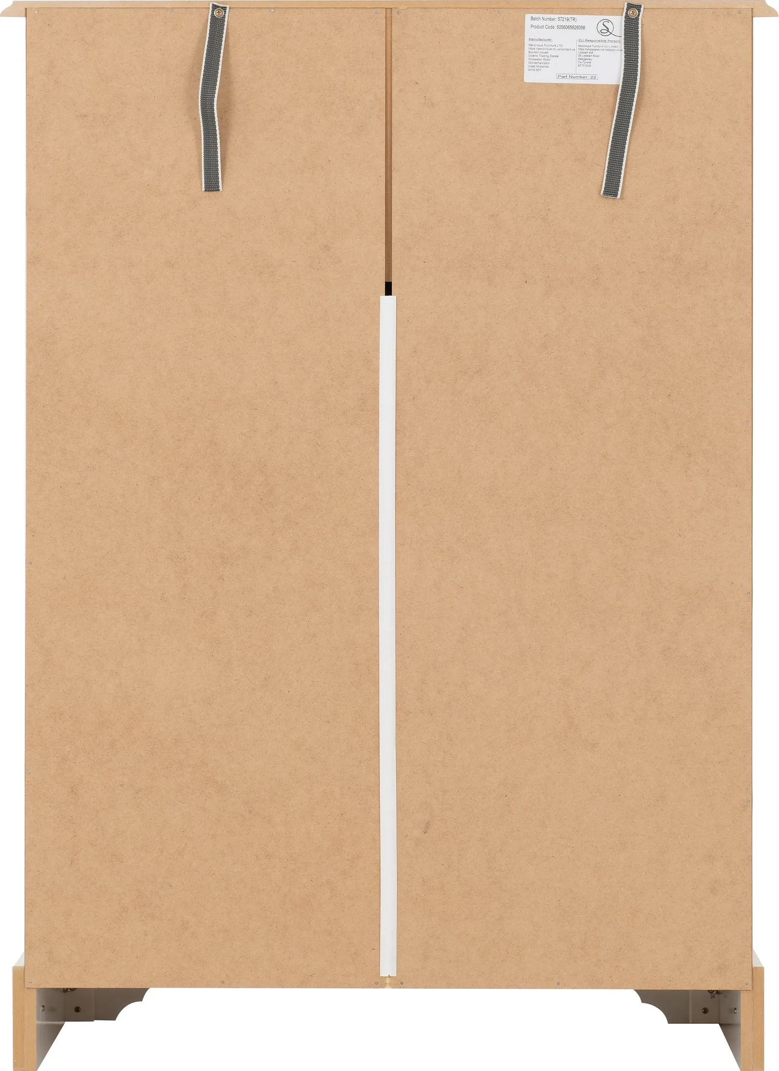 Seconique Stratford 3+2 Drawer Chest in White 6