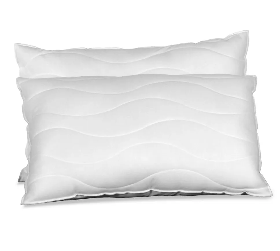 Luxury Bamboo Memory Foam Laytech Foam Pillow - White - Fabric