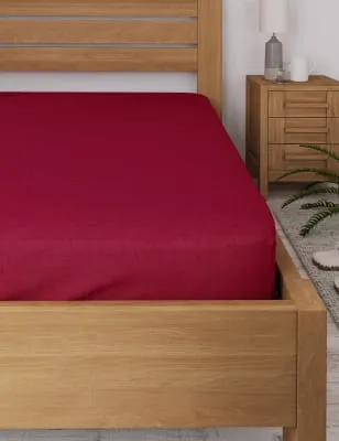 M&S Easycare Percale Fitted Sheet