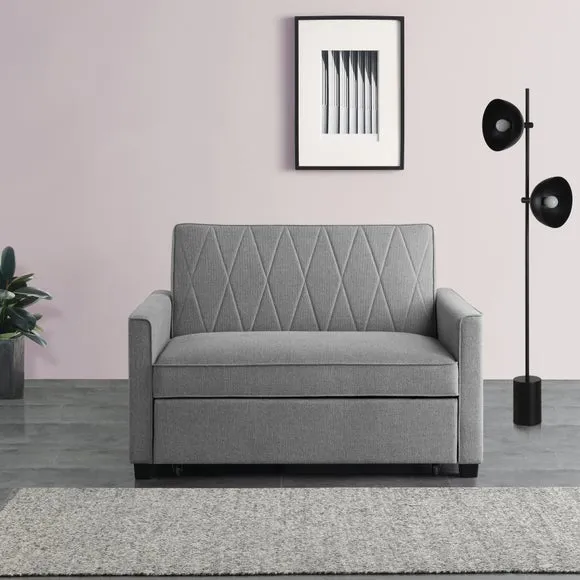 Serviya Fabric Compact Double Sofa Bed 2