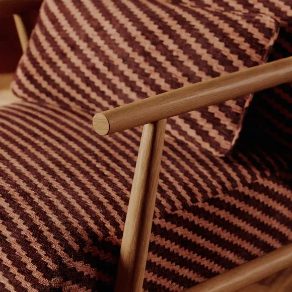 Alpine Zig Zag Chenille Spindle Chair 4