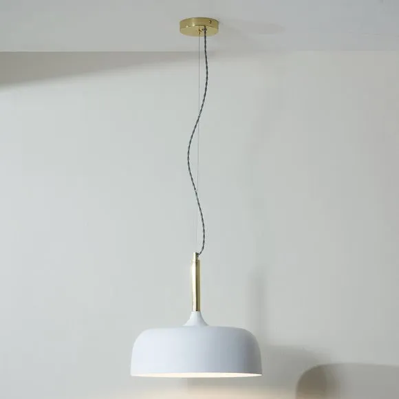 Anke Domed Metal Pendant Light