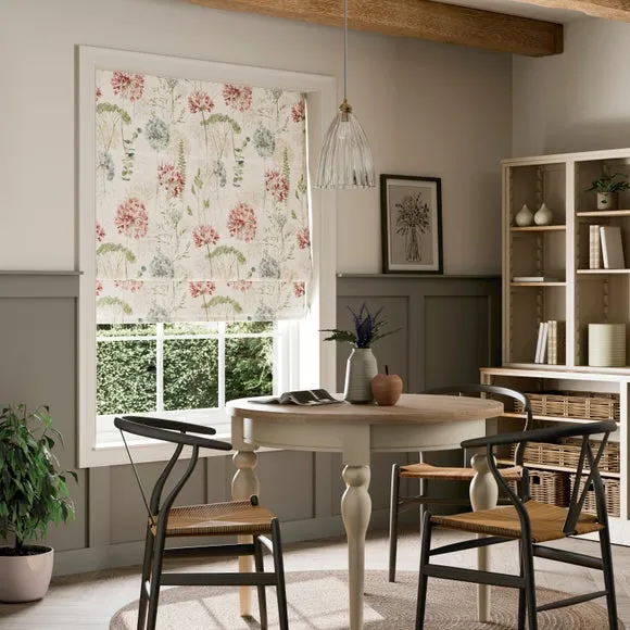 Country Meadow Easy Chain Blackout Roman Blind