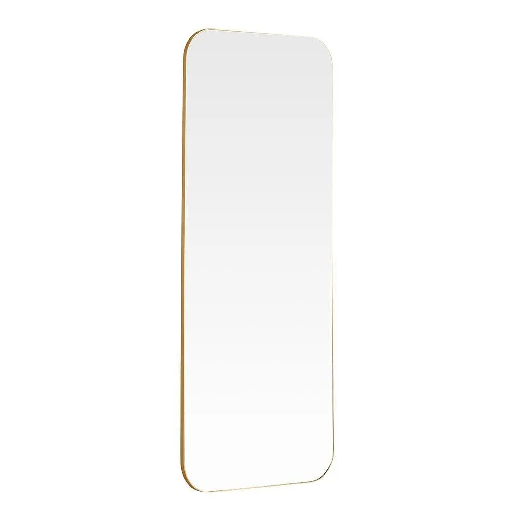 Yearn Mirrors Large Full Length Gold Radius Corner Mirror 150x60cm 2