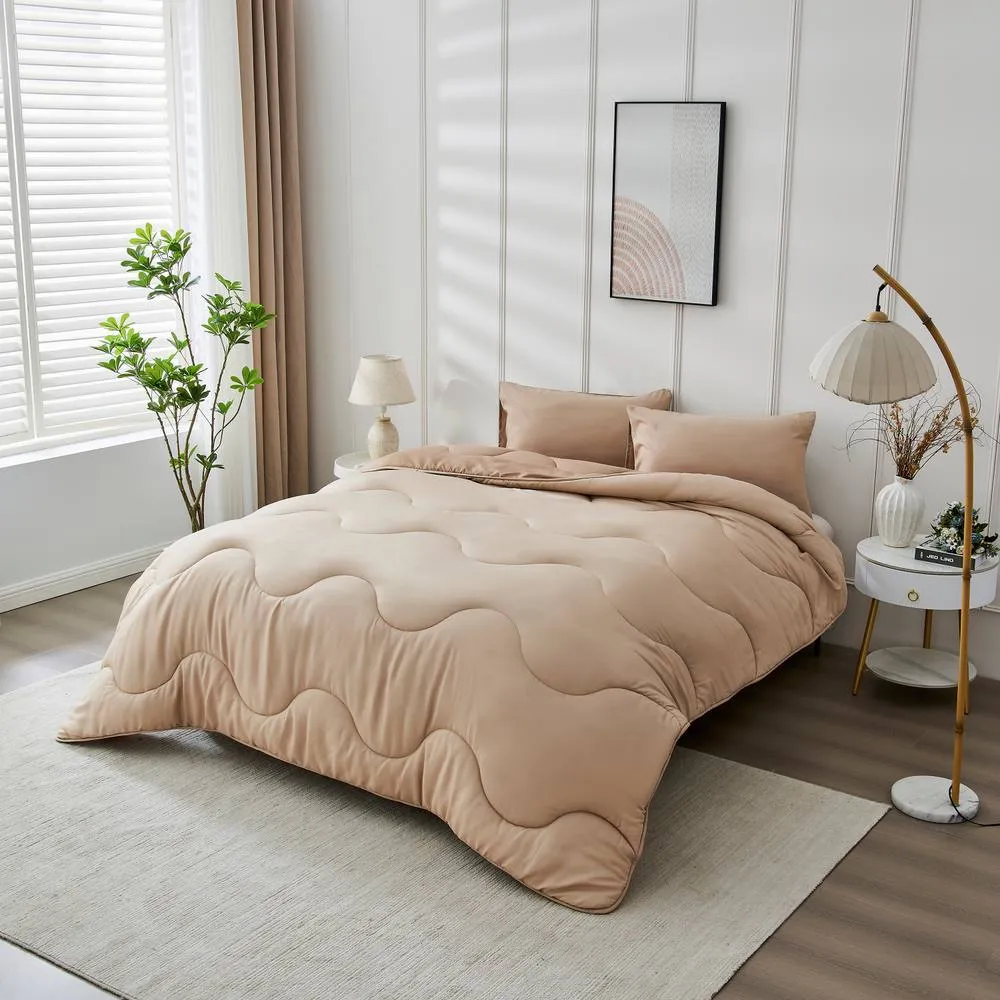 GAVENO CAVAILIA Coverless Microfiber Duvet in Natural 2
