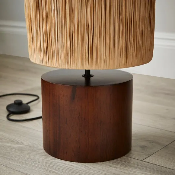 Niki Raffia Floor Lamp 4