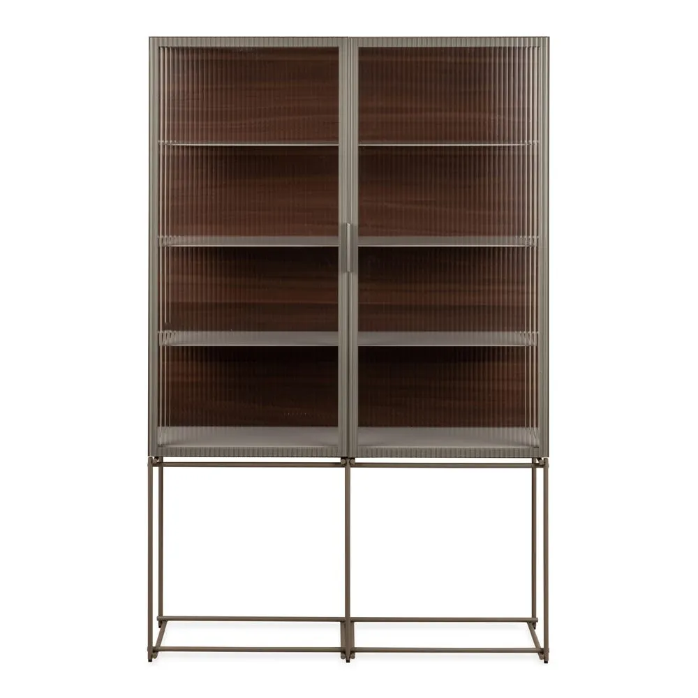 Ligne Roset Canaletto 2020 K8 Two Door Display Cabinet Argile Lacquer 2