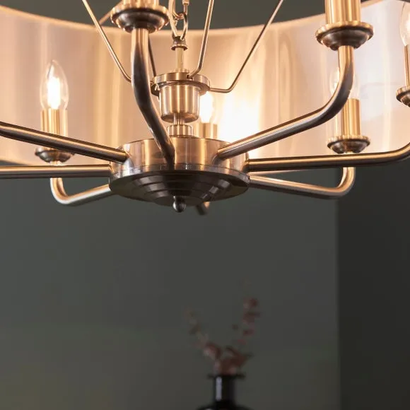 Vogue Sandringham Mid Century 8 Light Adjustable Pendant Light 5