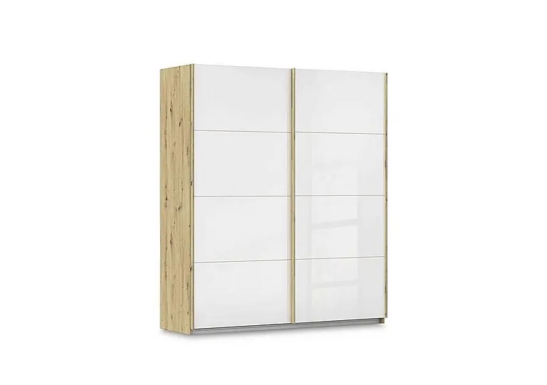Freja 181cm 2 Door Sliding Glass Wardrobe