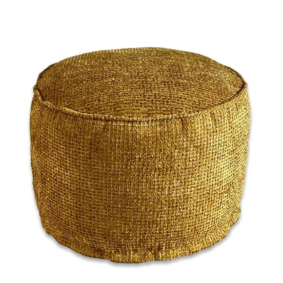 Daro Waffle Round Pouffe 3