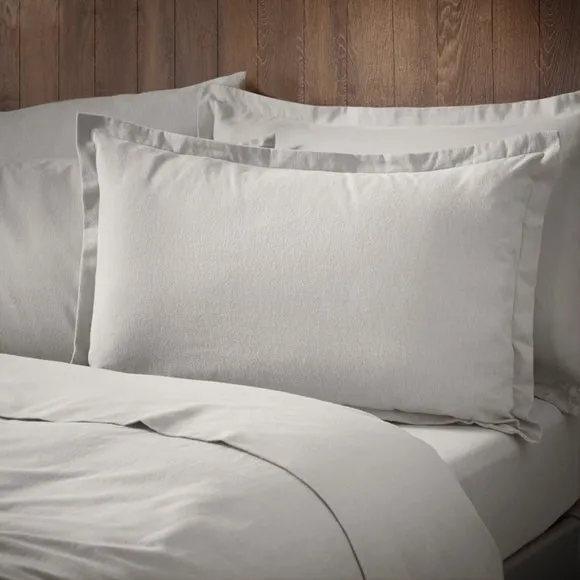 Soft & Cosy Luxury 100% Brushed Cotton Oxford Pillowcase 1