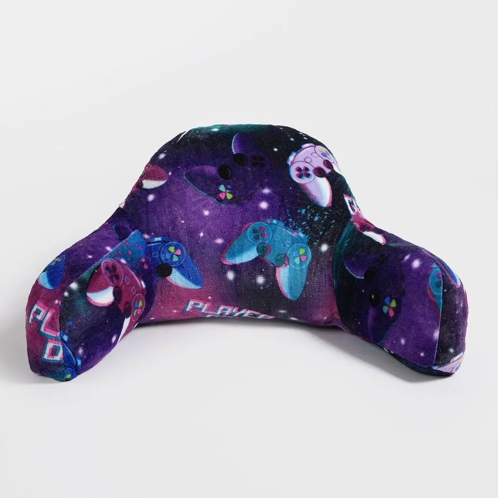 Havendro Lilac Gaming Cushion Bed Pillow Reading Gamer Soft Support in Purple