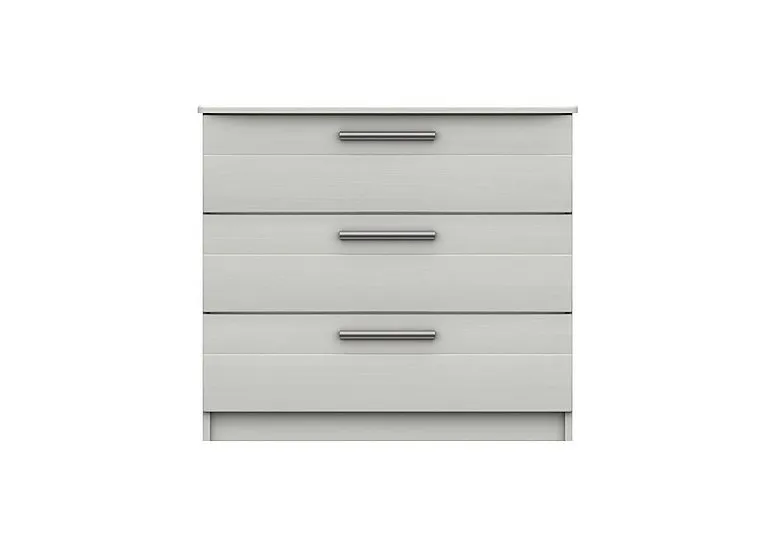 Victoria 3 Drawer Chest - White