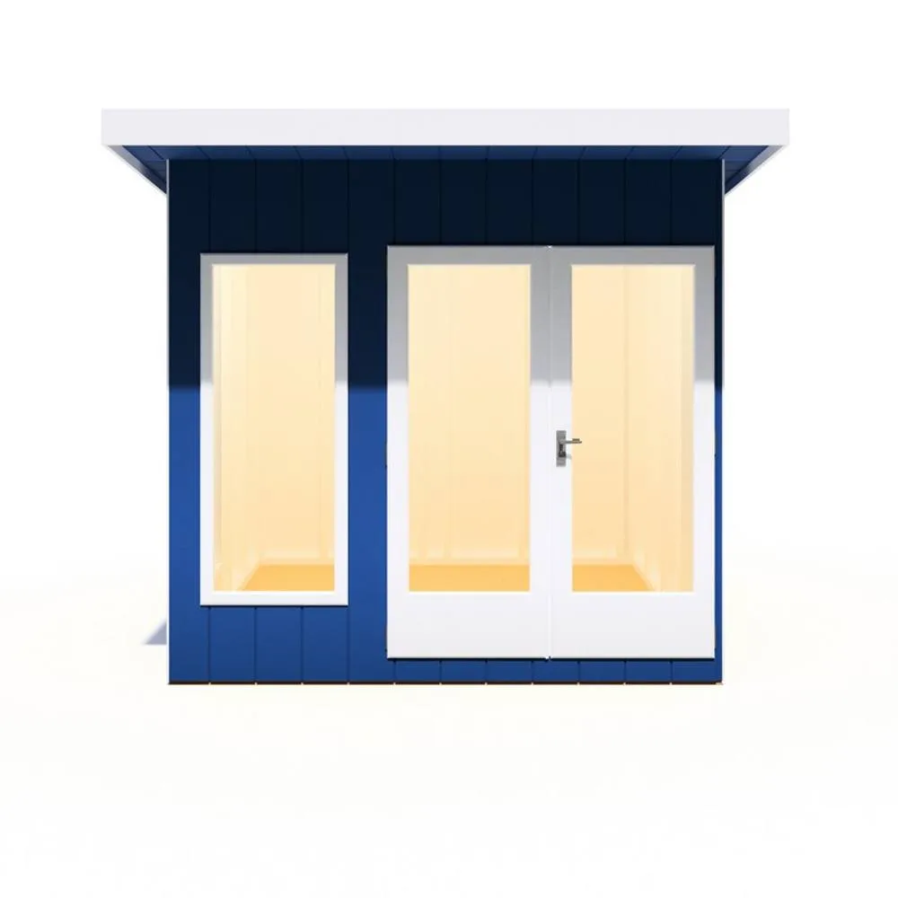 Shires Cali 8x8 Feet Pent 1 Garden Office - OSB/MDF - L334xW275.4xH246.1 cm in Light Brown 2