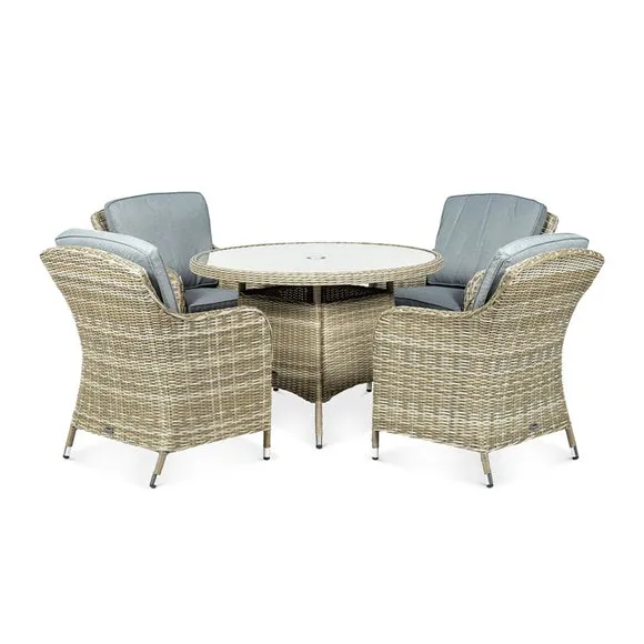 Wentworth 4 Seater Imperial Outdoor Dining Set 3