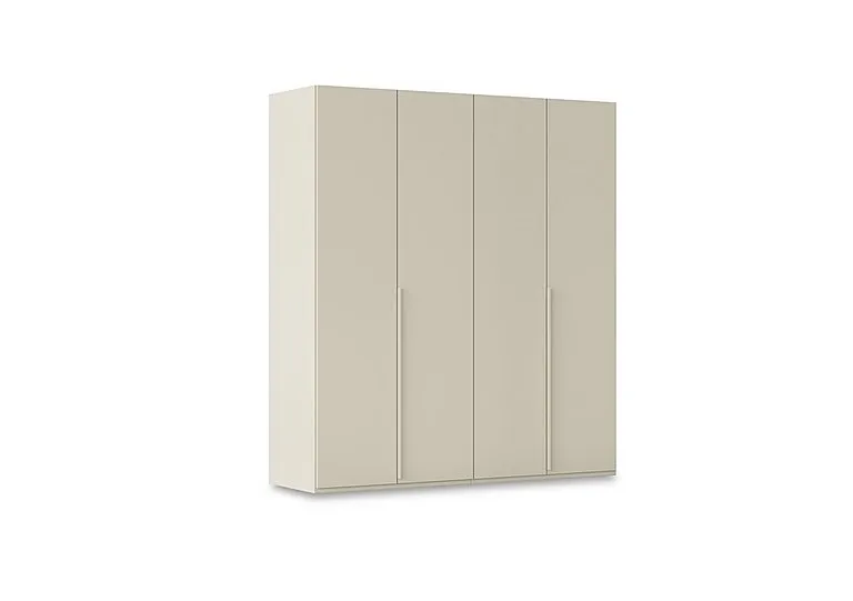 Haven 201cm 4 Door Hinged Wardrobe with Décor Doors