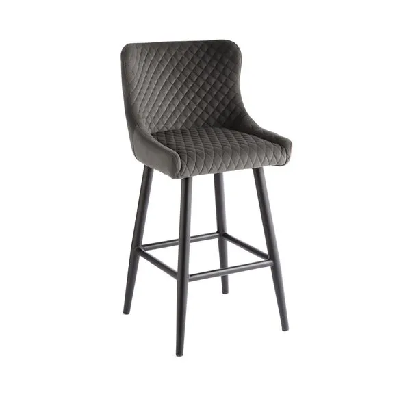 Montreal Counter Height Bar Stool, Velvet 6
