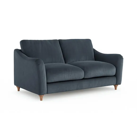 Hattie Matte Plush Velvet 2 Seater Sofa 6