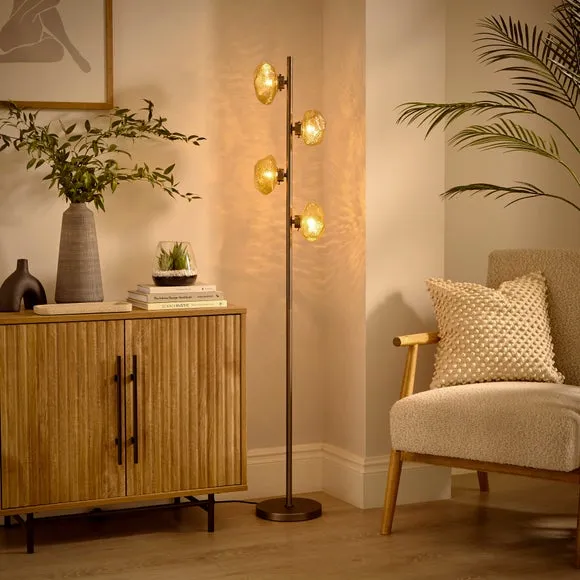 Lava Industrial 4 Light Floor Lamp 2