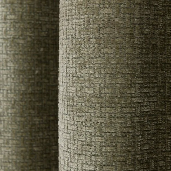 Alayna Chenille Eyelet Curtains (Blackout Available) 3