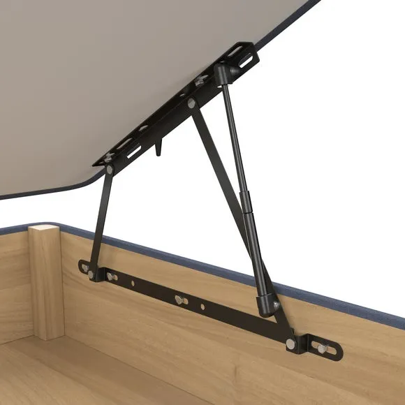 Luxury Side Ottoman Bed Frame, Linen 5